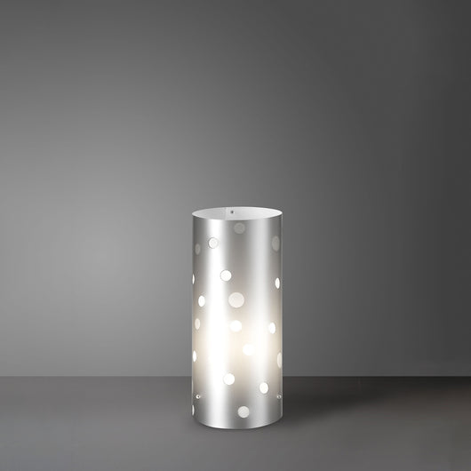 Lampada Da Scrivania-Ufficio Moderna Pois Polilux ® Argento 1 Luce E27
