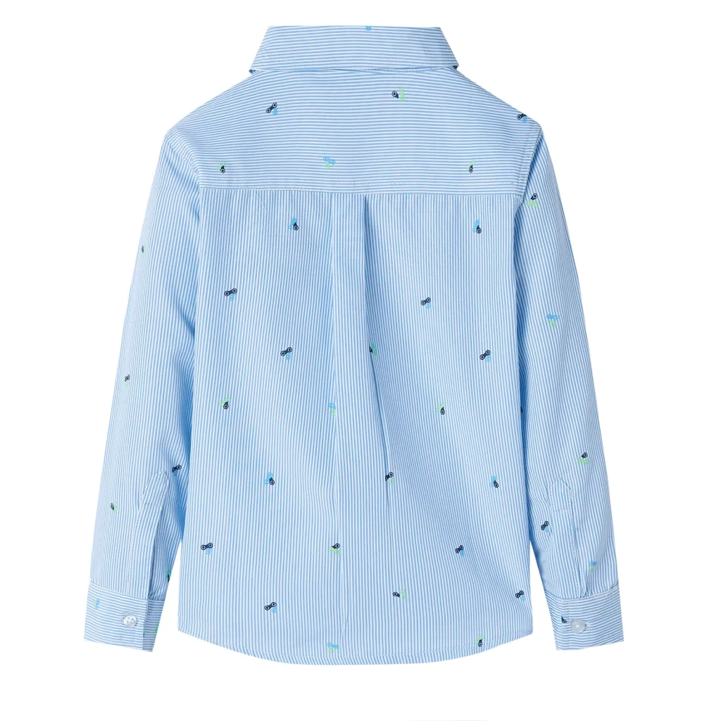 Camicia da Bambino Azzurra 104