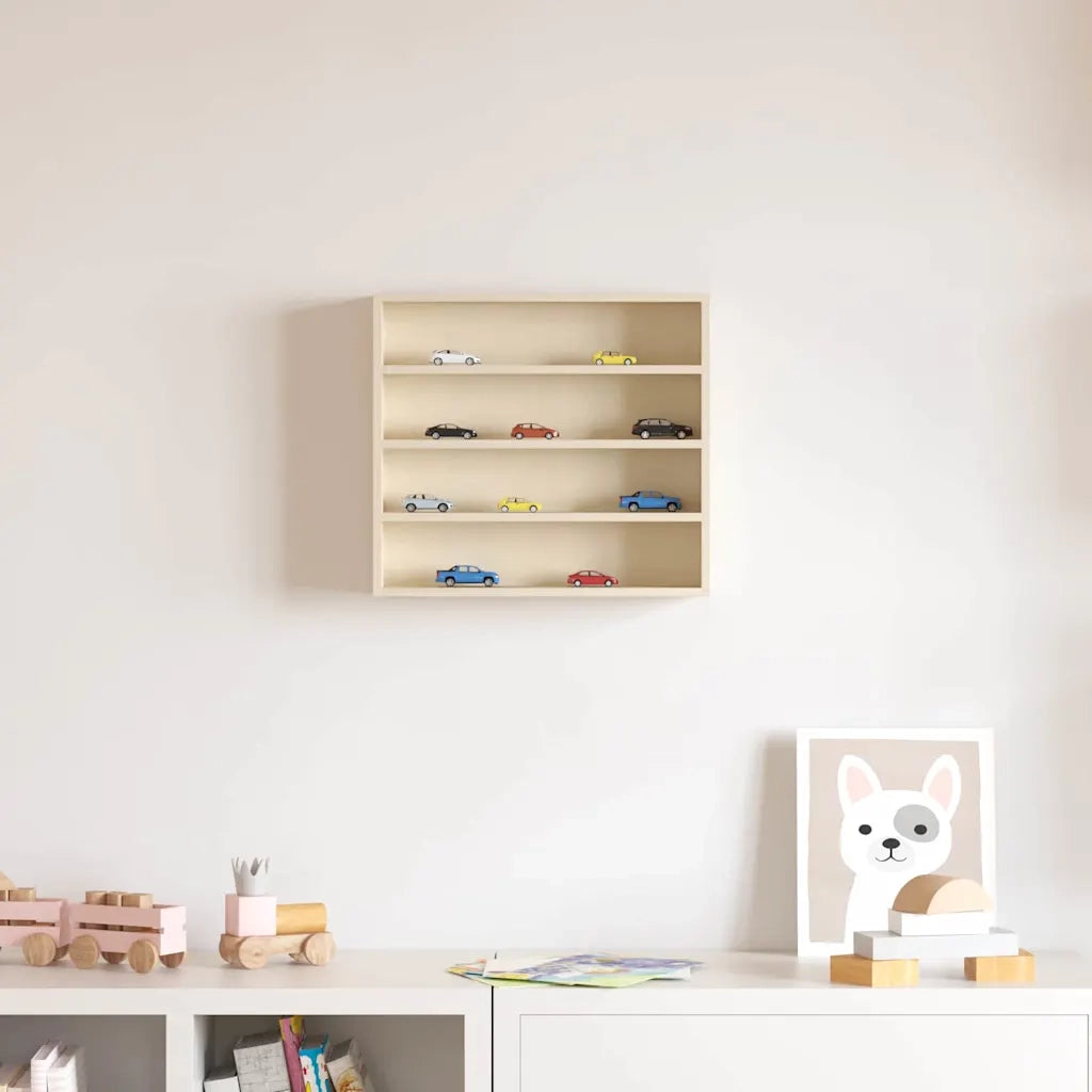 vidaXL Scatola Espositiva in Legno Marrone 40 x 8.5 x 37 cm