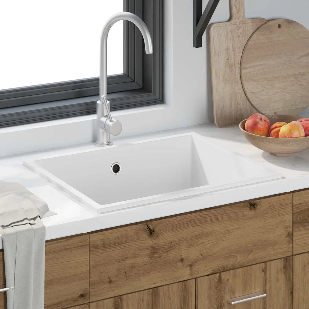 Lavello da cucina Bianco 54 x 44 x 20 cm Granito CFW8183611