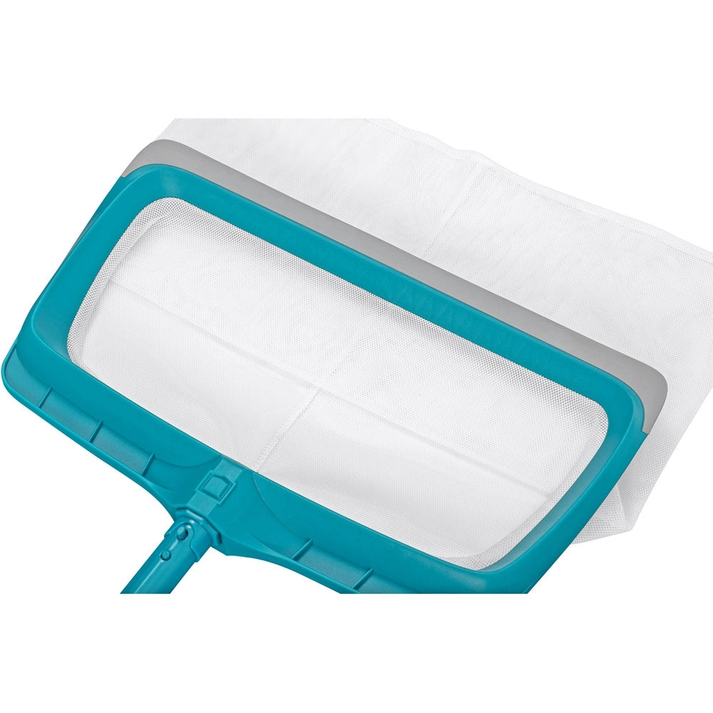 Trade Shop - Retino Skimmer Con Bordo In Gomma Per Pulizia Piscina Per Asta Telescopica ø30mm 58660 -