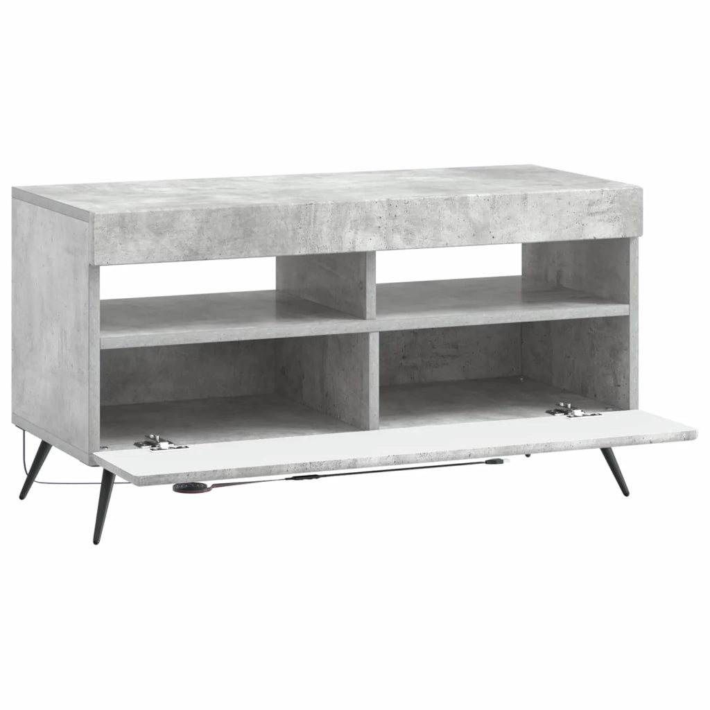 Mobile TV LED Grigio Cemento Legno ingegnerizzato 897658