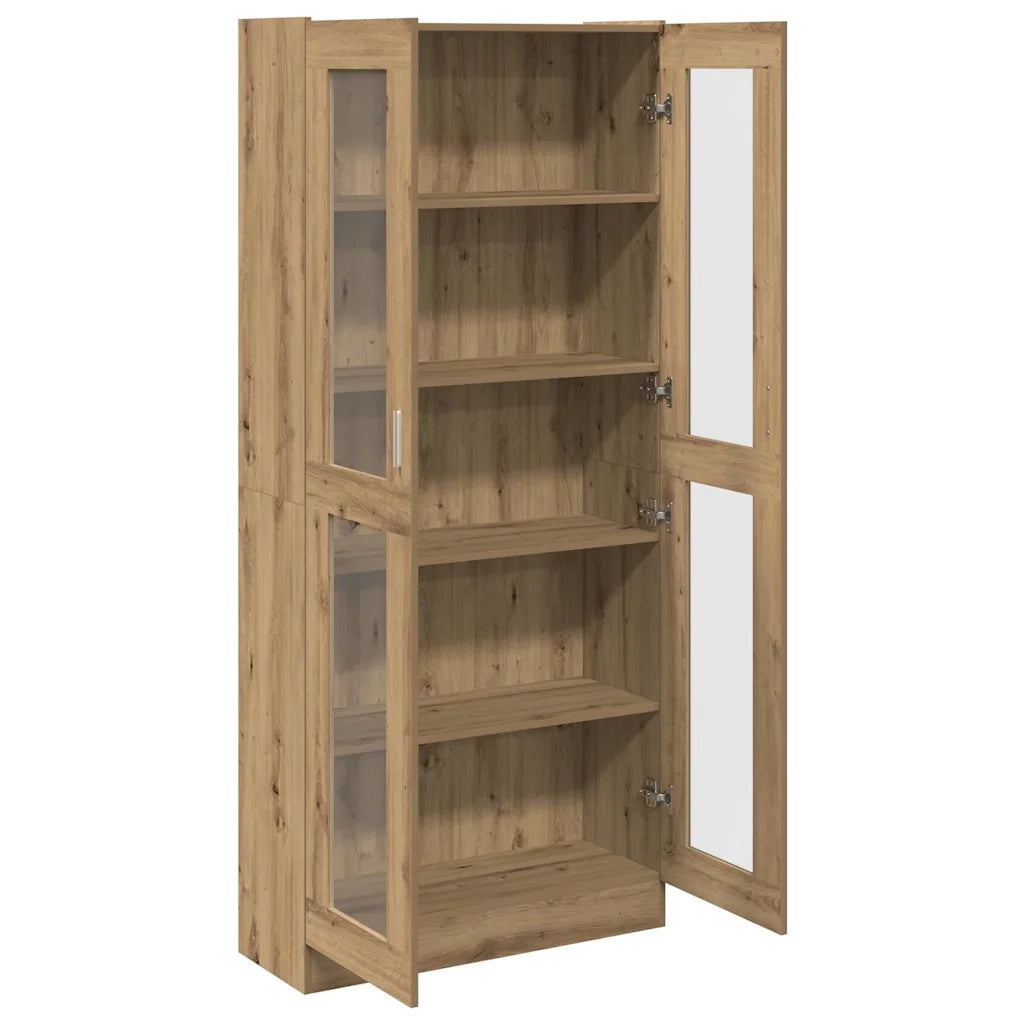 Credenza Alta Rovere Artigianale 82,5x30,5x185 cm in Truciolato 3318721