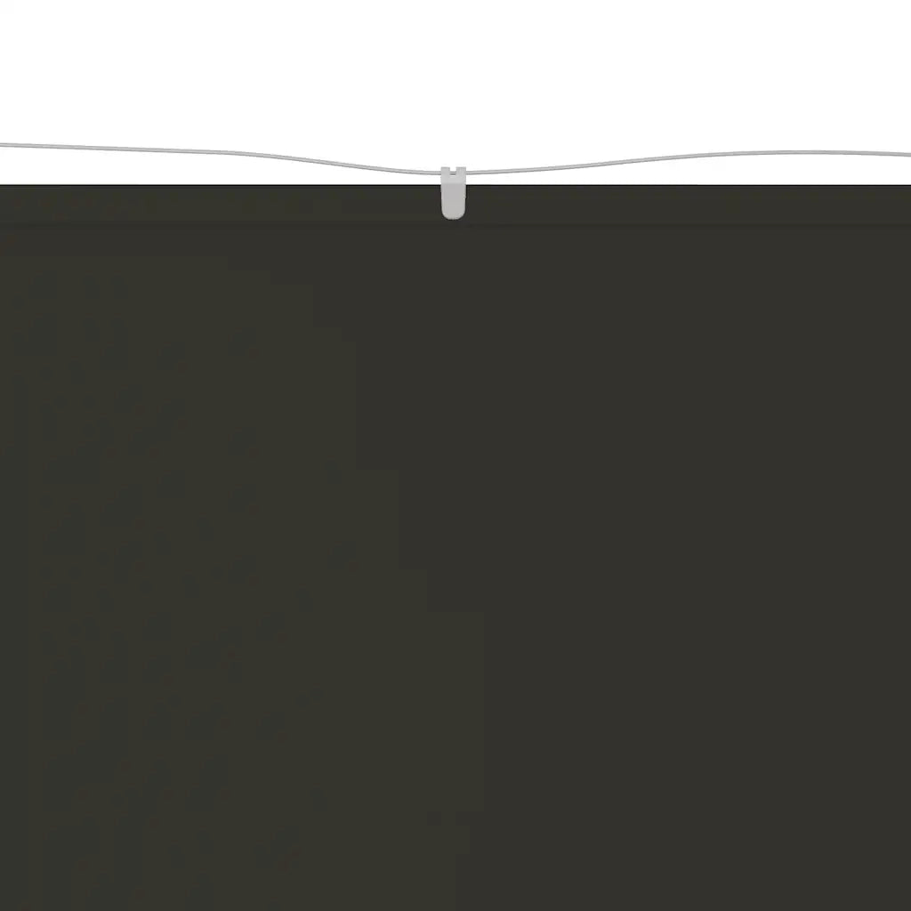 Paravento Verticale Antracite 140x800 cm Tessuto Oxford CFW5898405