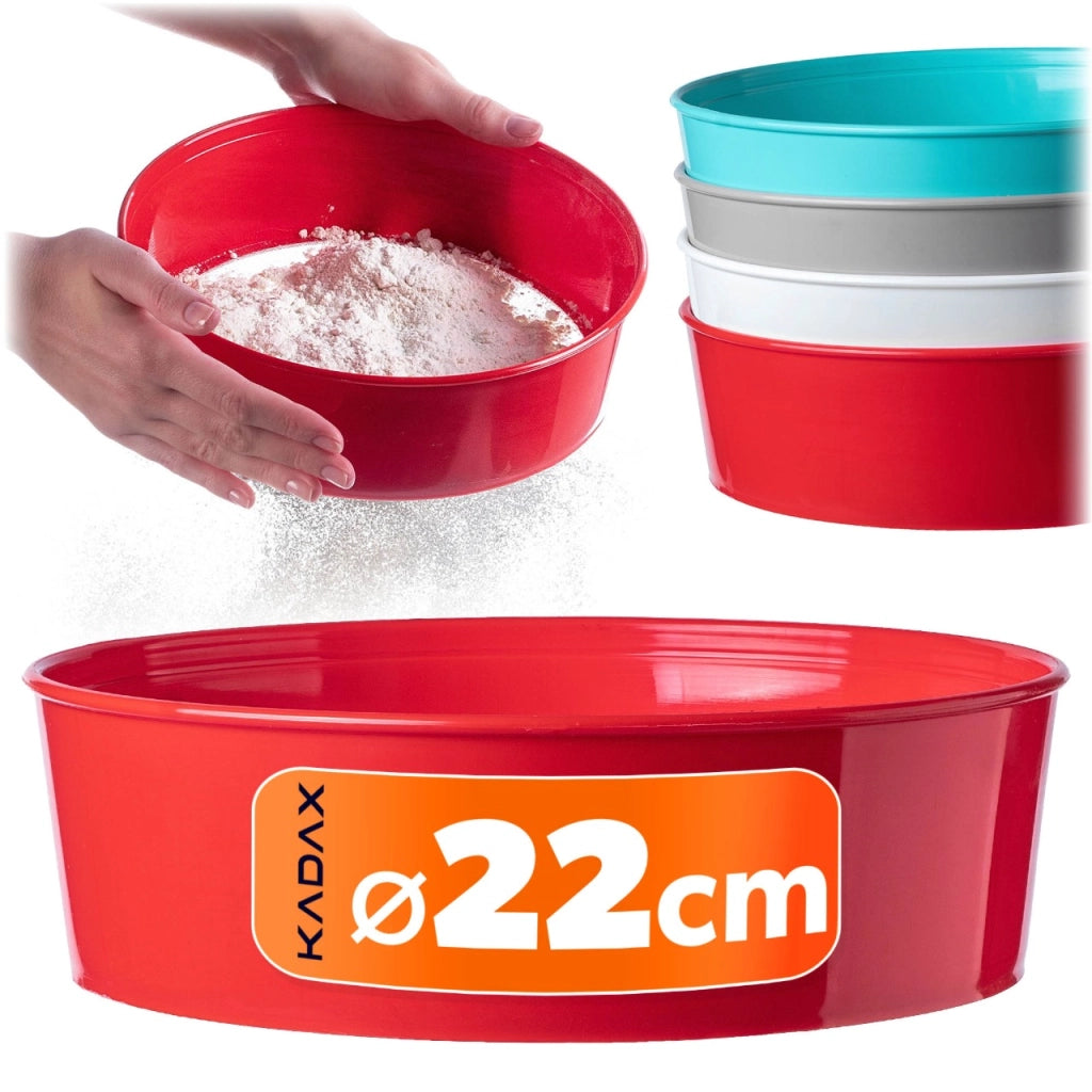 Setaccio KADAX, setaccio per farina, zucchero a velo, setaccio da cucina denso 22 cm
