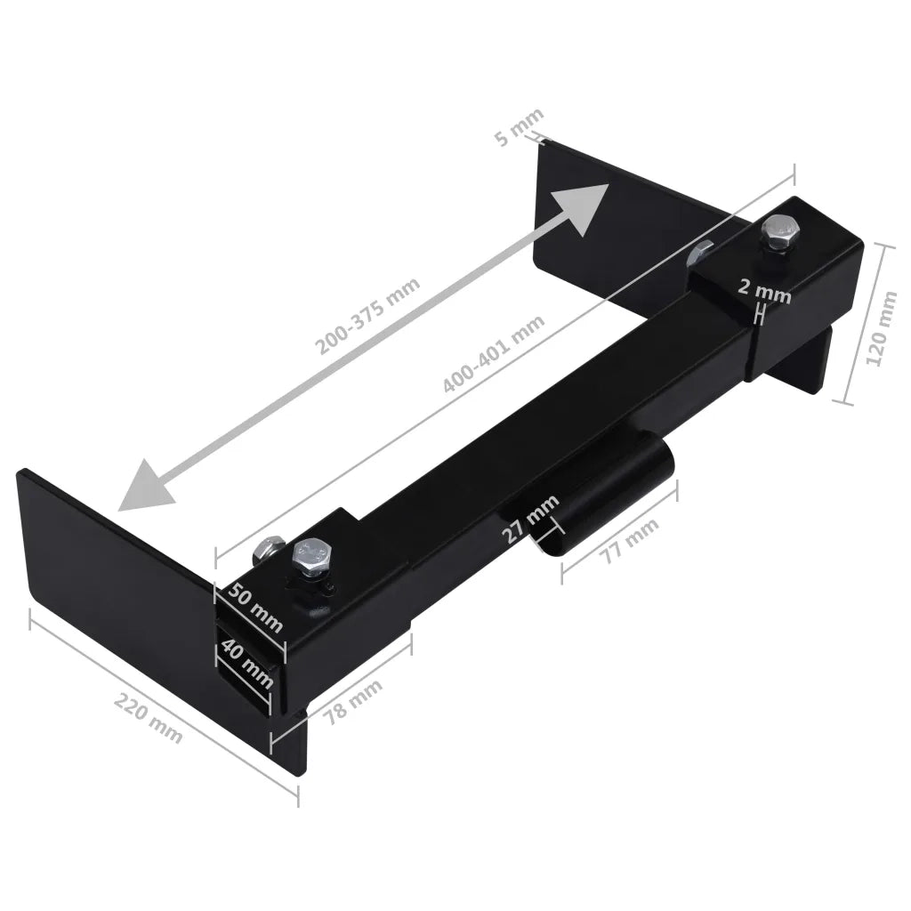 Adattatore Spazzaneve per Tosaerba Nero CFW8979041