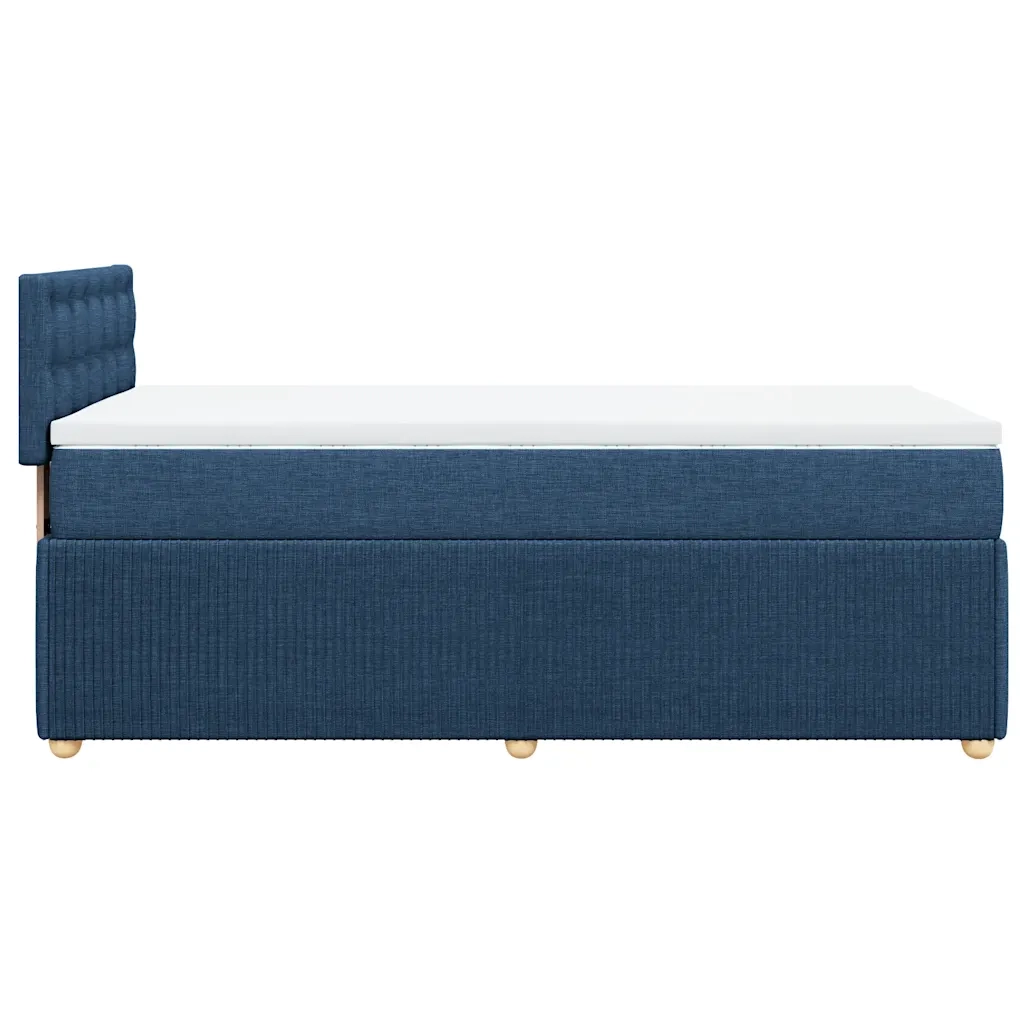 Giroletto a Molle con Materasso Blu 90x190 cm in Tessuto 3287331
