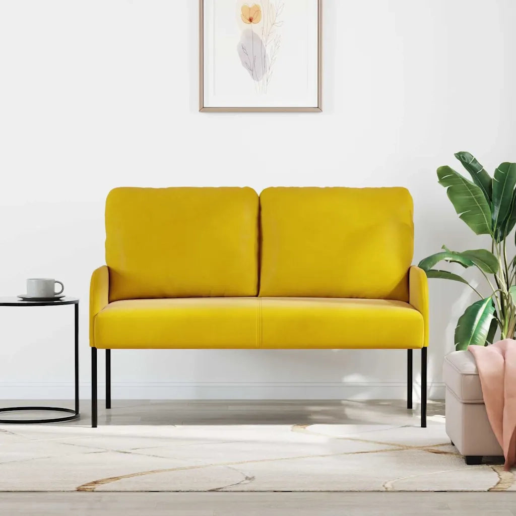 Divani con cuscino 110cm Giallo Legno compensato 42023461