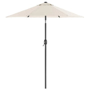 Ombrellone da giardino 2 mt palo ombrellone e stecche metalliche basculanti non incluse per giardino balcone terrazzo esterno piscina spiaggia beige 12_0001774