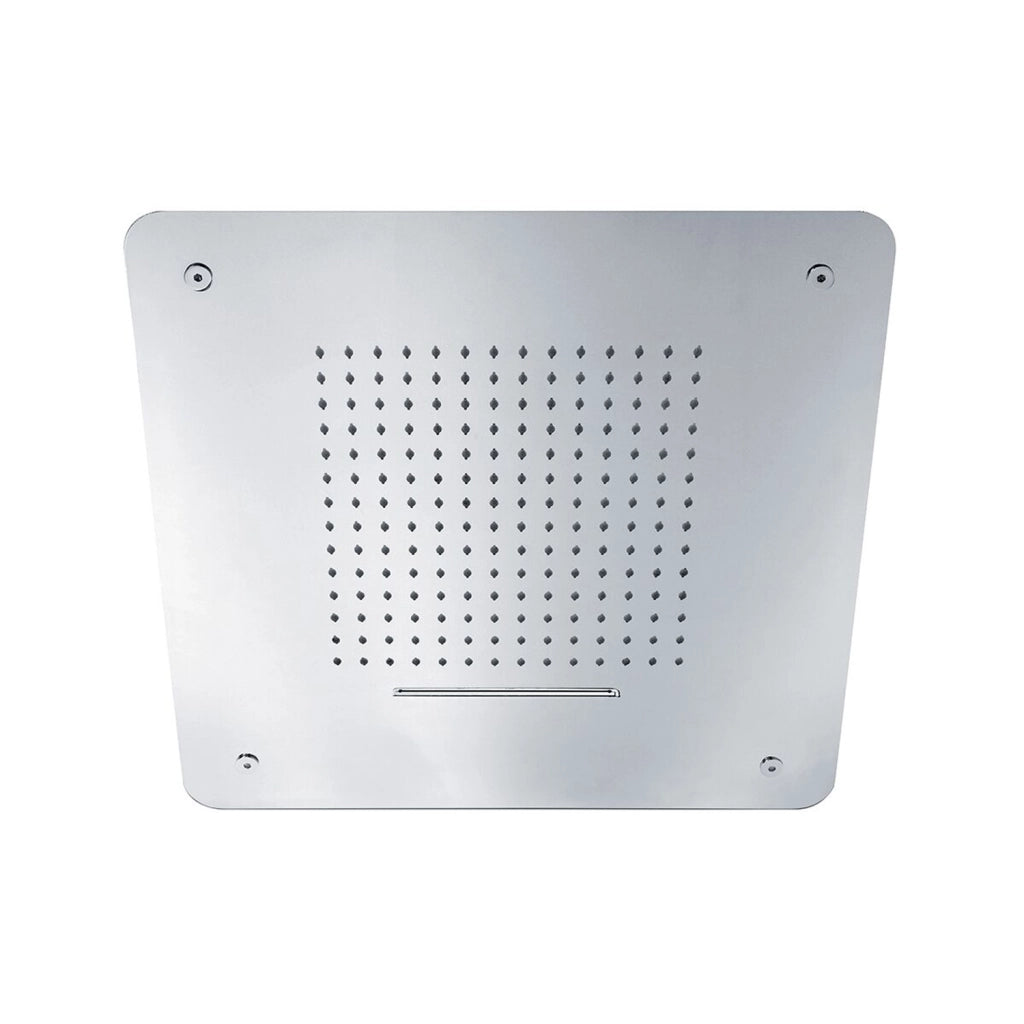 Soffione in acciaio a soffitto Sphera italia Materiale: Acciaio, Colore: Bianco opaco