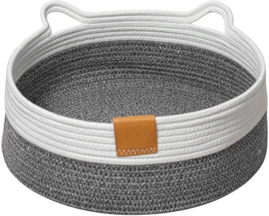 Letto per Gatti Opportuno - Rilassante e Universale - 50 cm di Diametro - Luogo di Riposo Comodo - Resistente alle Zampate