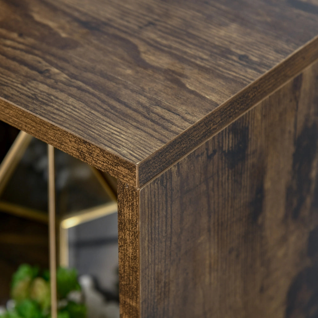 Libreria a scaffali con cubi ¨C Zephmum ¨C Marrone 65.5x30x97.5 cm
