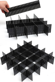Divisori di carico - Organizza i tuoi oggetti - confezione da 18 - 32 x 7 cm - materiale PP