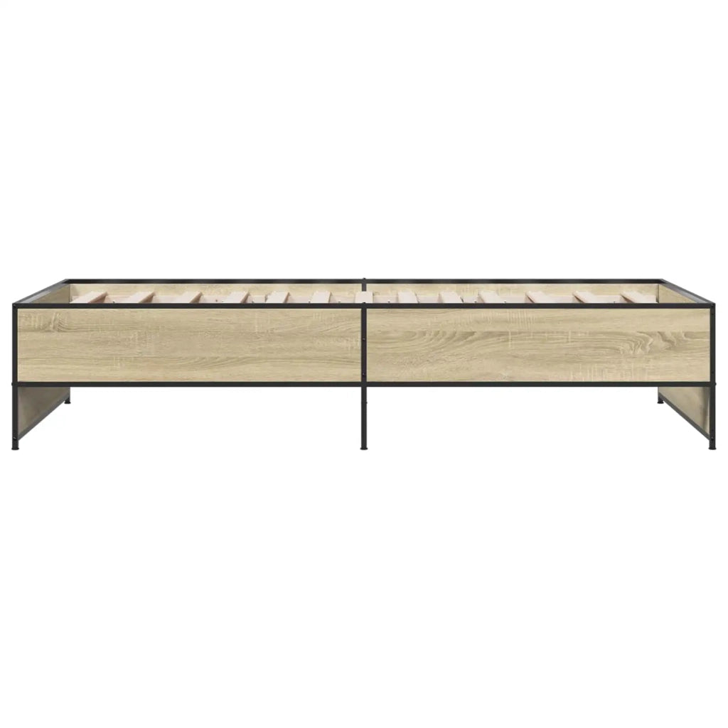 Struttura del letto-Giroletto Rovere Sonoma 80 x 200 cm 371500