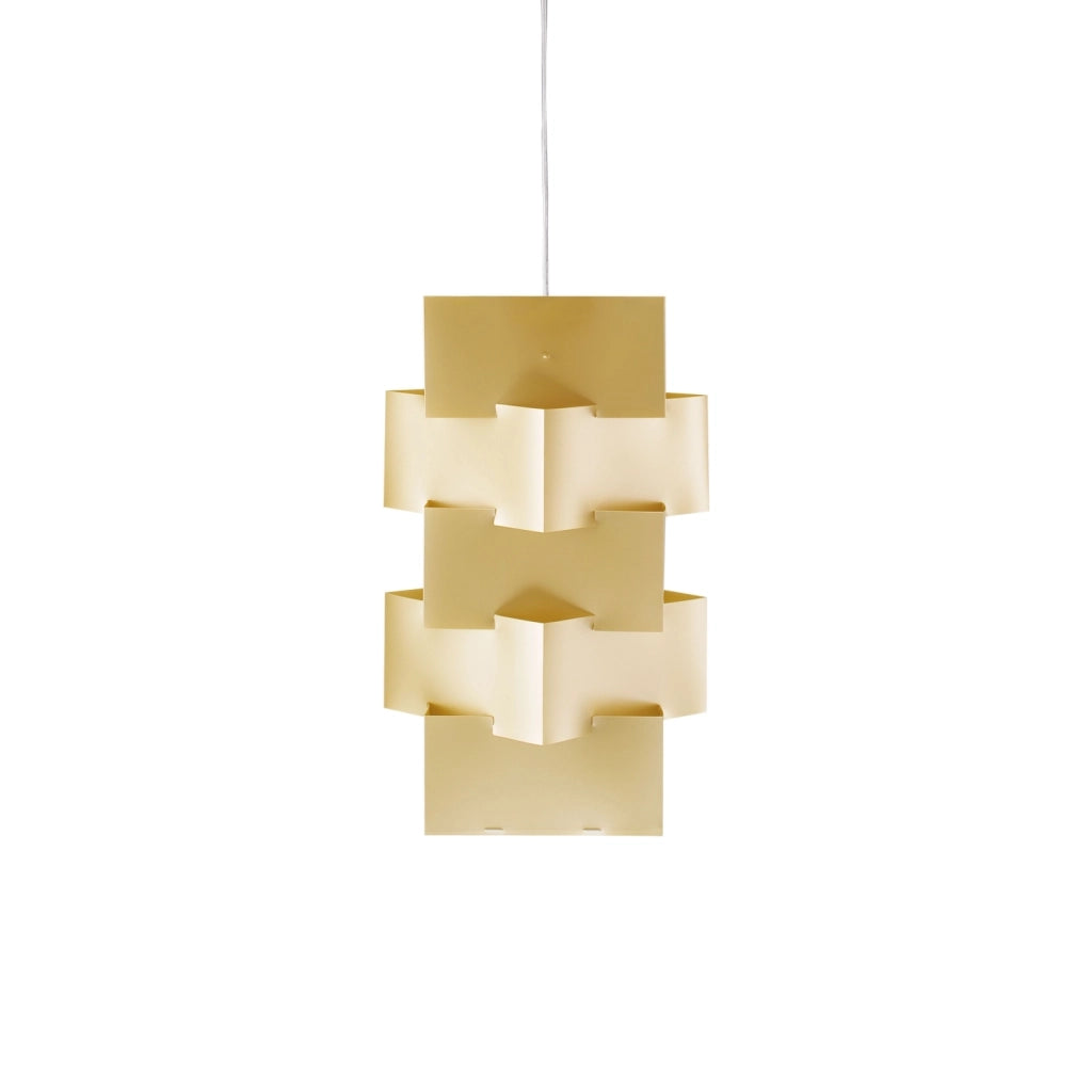 Sospensione Moderna Building Polilux ® New Gold E Metallo Cromo 1 Luce E27 H60Cm