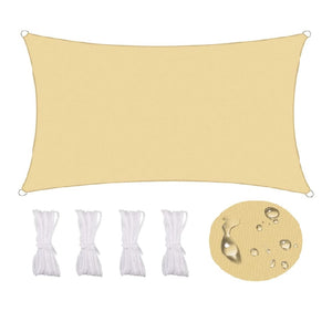 Tenda Ombrellone Antiriflesso, Vela Ombreggiante Anti UV 3 x 3 mt Beige