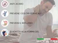 Cuscino in Fibra Super Soft 70x40 H 18cm Federa in Bamboo Guanciale da Letto