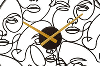 Orologio da Muro Faces Ø 50x3,5 cm in Ferro