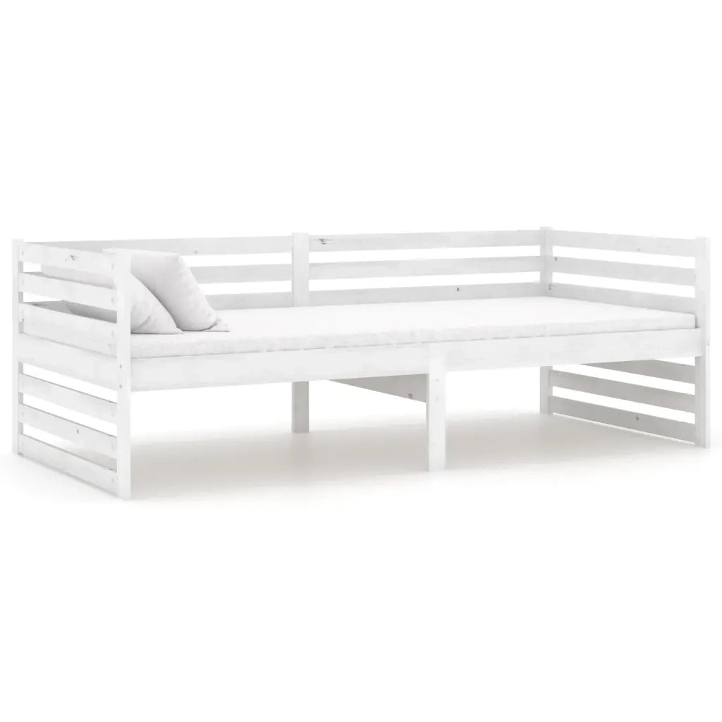 Dormeuse Bianca in Legno Massello di Pino 90x200 cm 806946