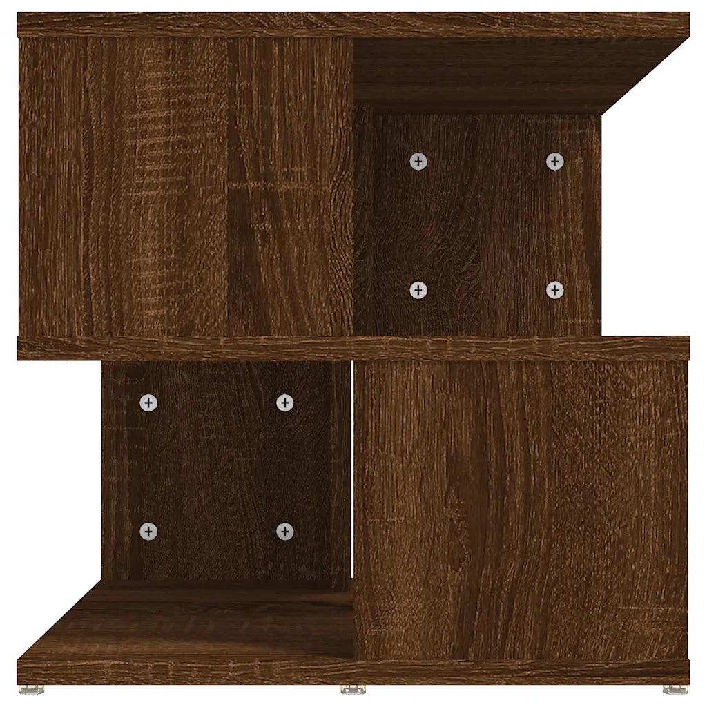 Tavolino da Salotto Rovere Marrone 40x40x40cm Legno Multistrato 815812