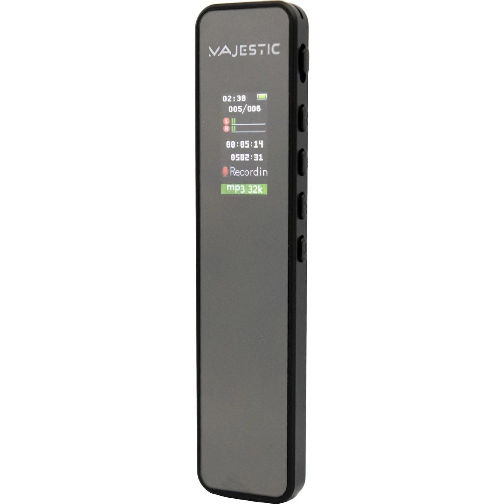 Registratore vocale majestic vr38 colore nero - 237038_BK