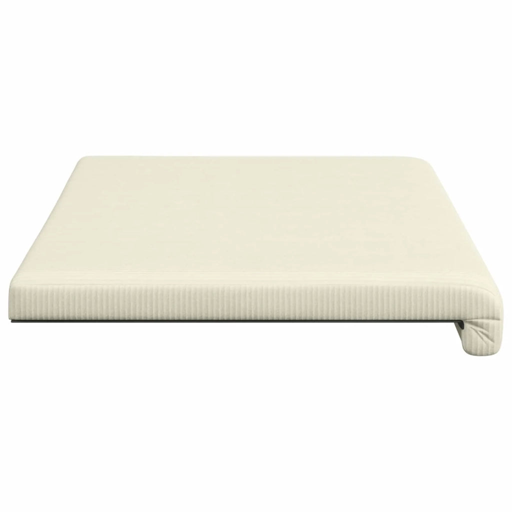 Cuscino per panchina corduroy Crema Profondità 35 cm 42043291