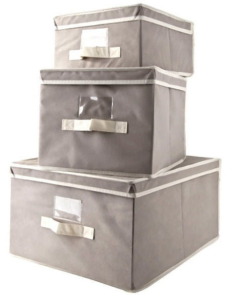 SCATOLA GUARDAROBA XTRA' TNT CM.30X40X25H C/MANIGLIA