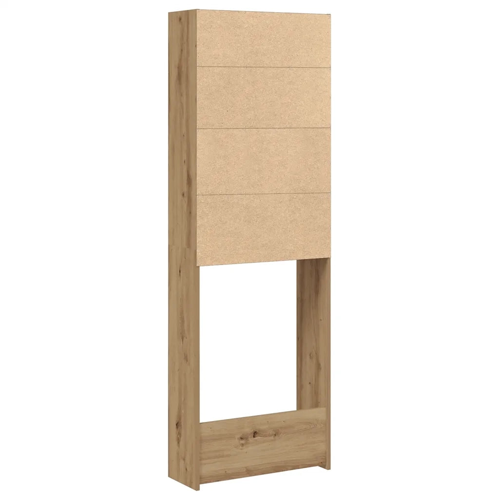 Mobile per Lavatrice Rovere Artigianale 64x24x190 cm CFW4496340