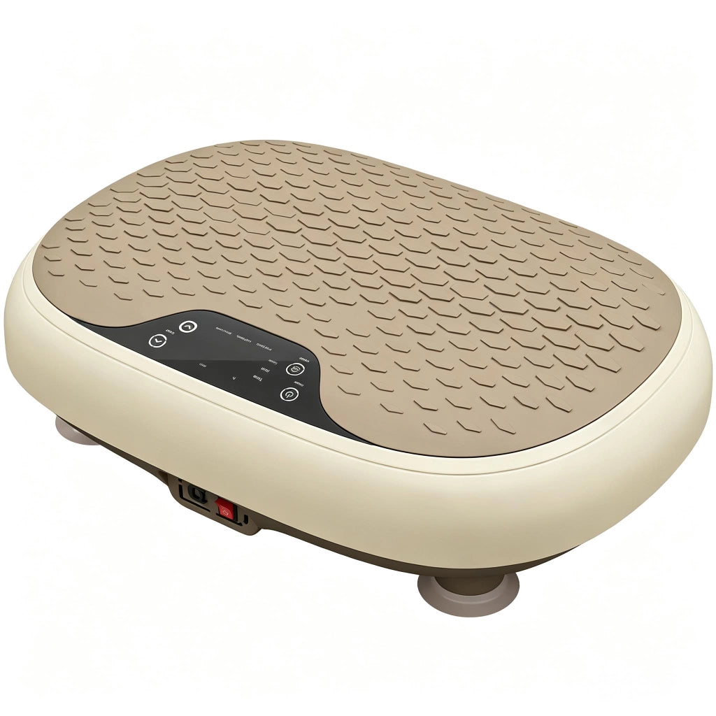 PIATTAFORMA VIBRANTE 46 x 33 x 13,5 cm Beige 150 W con telecomando e display LED