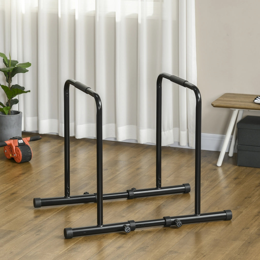 Tavolo bar ¨C zephmum ¨C Nero, acciaio, 90-102x65x80-90 cm