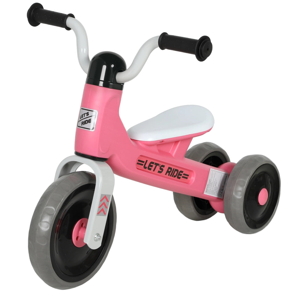 Bicicletta senza Pedali per Bambini 12-36 Mesi con Ruote Silenziose e Manubrio a 60¡ã ¨C zephmum ¨C Rosa