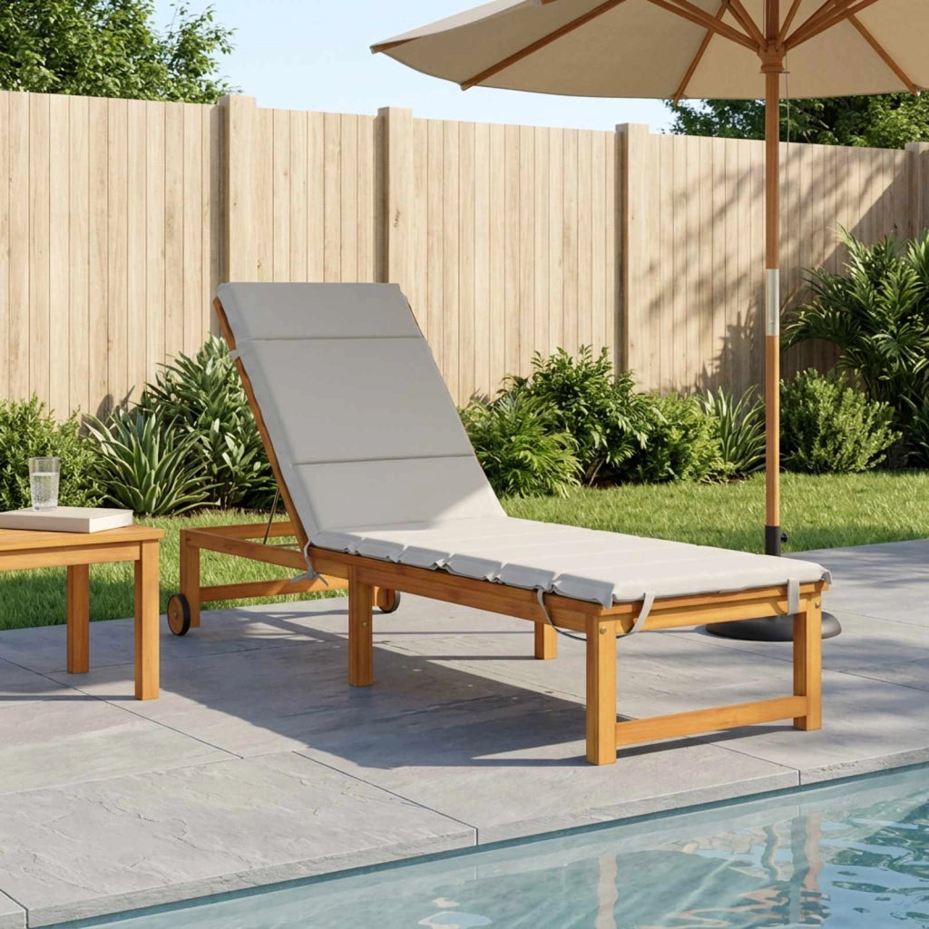 Cuscino per Lettino GEMERT 100% Poliestere Bianco 948445