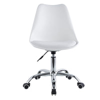 Sedia Operativa da Ufficio 48,5x49x80/88 cm May Bianca