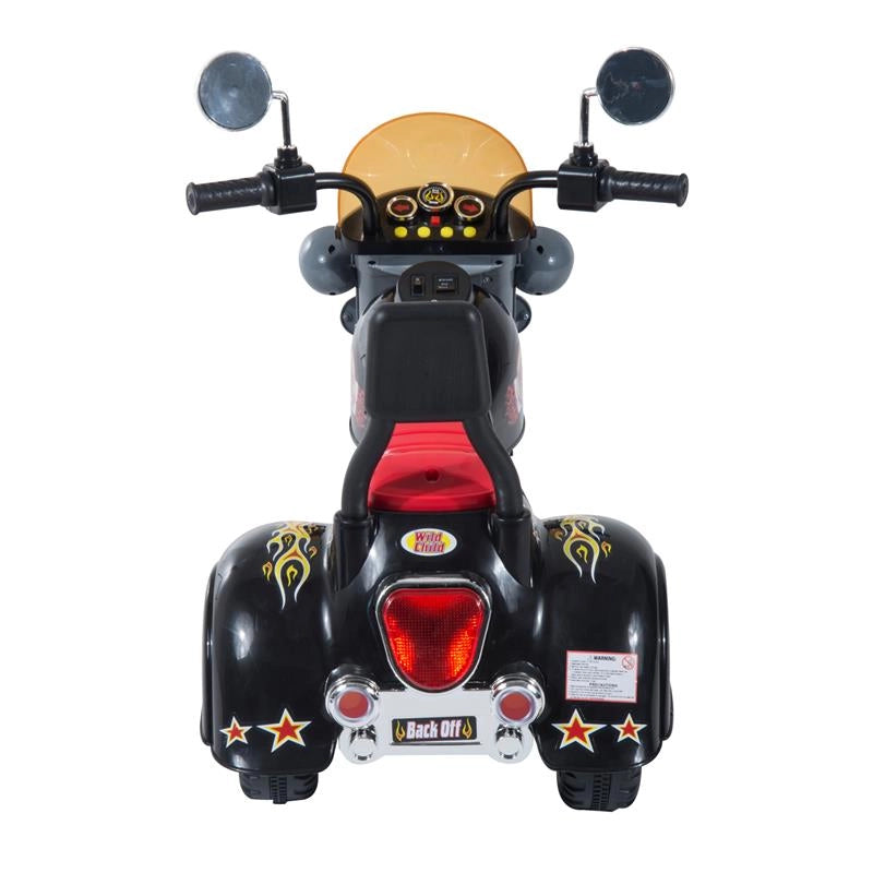 MOTO ELETTRICA PER BAMBINI CON 3 RUOTE 6 V NERO