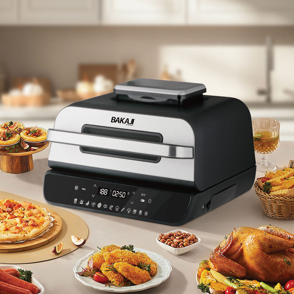 Fornetto Friggitrice ad Aria 6 Lt con Grill Bistecchiera 6 tipi di Cottura 1800W