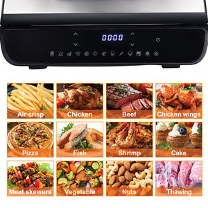 Fornetto Friggitrice ad Aria 6 Lt con Grill Bistecchiera 6 tipi di Cottura 1800W