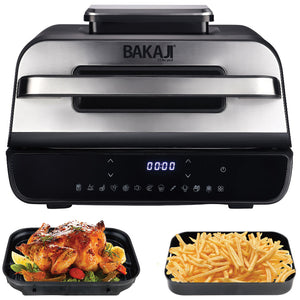 Fornetto Friggitrice ad Aria 6 Lt con Grill Bistecchiera 6 tipi di Cottura 1800W