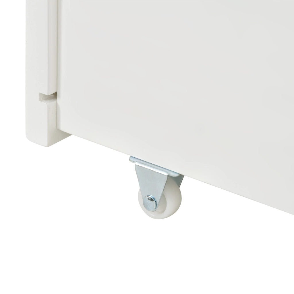 OKWISH Letto a casetta 200×90 cm, Letto Singolo con 2 Cassetti, 2 Finestre e Sponde di Sicurezza, senza Materasso, in Legno, Bianco