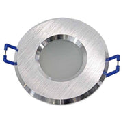 Trade Shop - Porta Faretto Incasso Per Doccia Impermeabile Ip44 Supporto Faretti Gu10 Luci P4 - Grigio