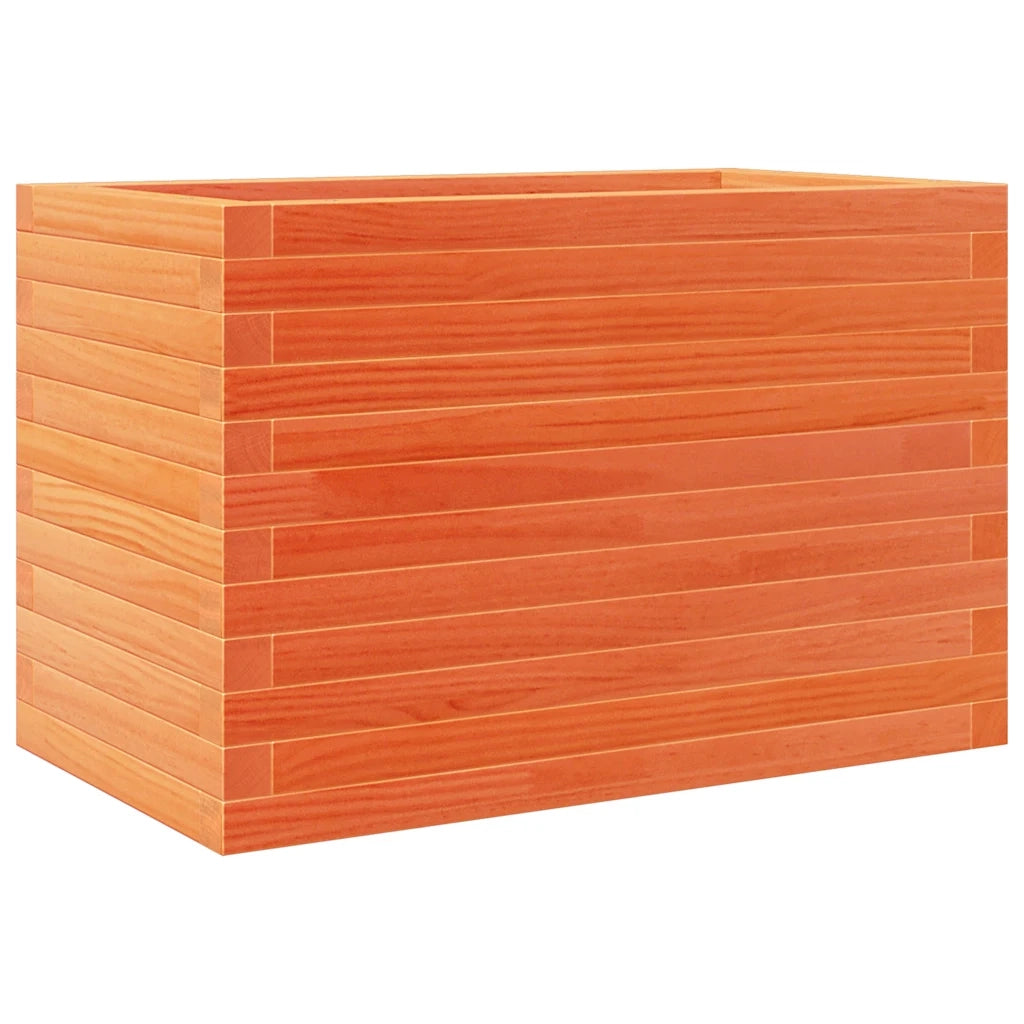 Fioriera Giardino Marrone Cera 70x40x45,5cm Legno Massello Pino 847265