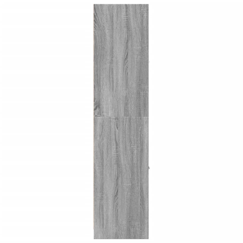 Mobiletto da farmacia classico 40 x 41 x 174 cm contenitore organizzato e pratico stile Sonoma grigio 02_0055672