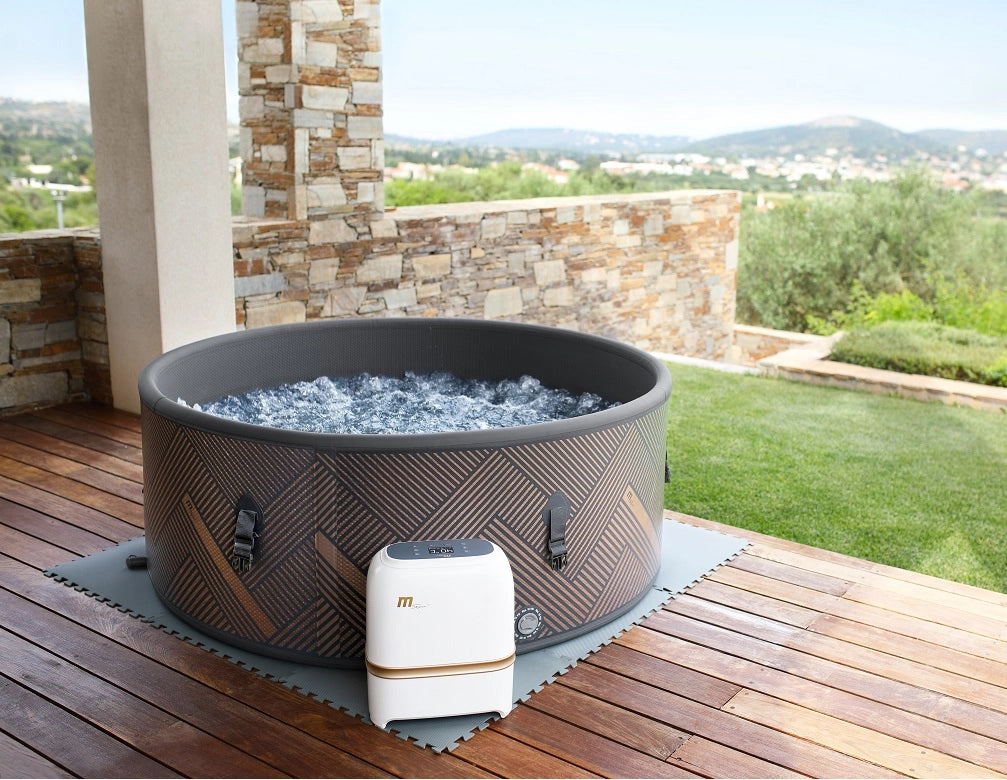 Minipiscina SPA idromassaggio gonfiabile da esterno o interno 173cm accessoriata Mspa Mono Whifi