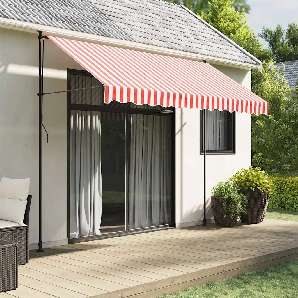 Tessuto di Ricambio per Tenda Strisce Rosse e Bianche 3x2,5 mcod mxl 91950
