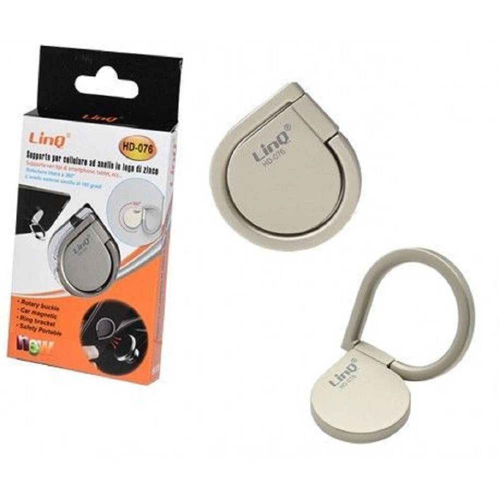 Trade Shop - Anello Supporto Auto Per Smartphone Presa Aria Lettore Cd In Lega Di Zinco Hd-076 -