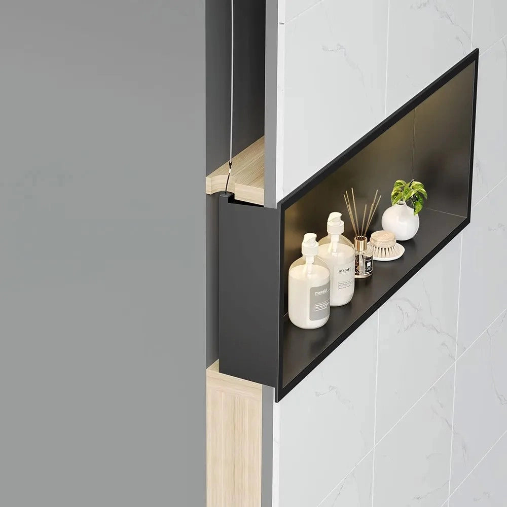 Mensola Bagno Led 30x60 Black