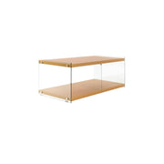 Mobile Porta TV Elementary 200 Oro in Vetro e Legno