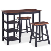 Set da Bar 3 pz in MDF Nero CFW7021774
