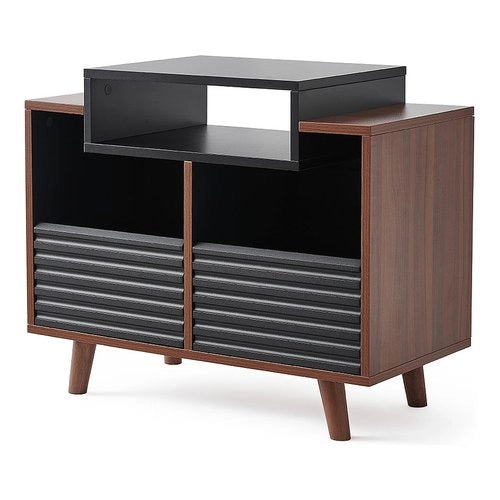 Mobile hi fi norstone norosvi80abswn oslo 800 black e walnut