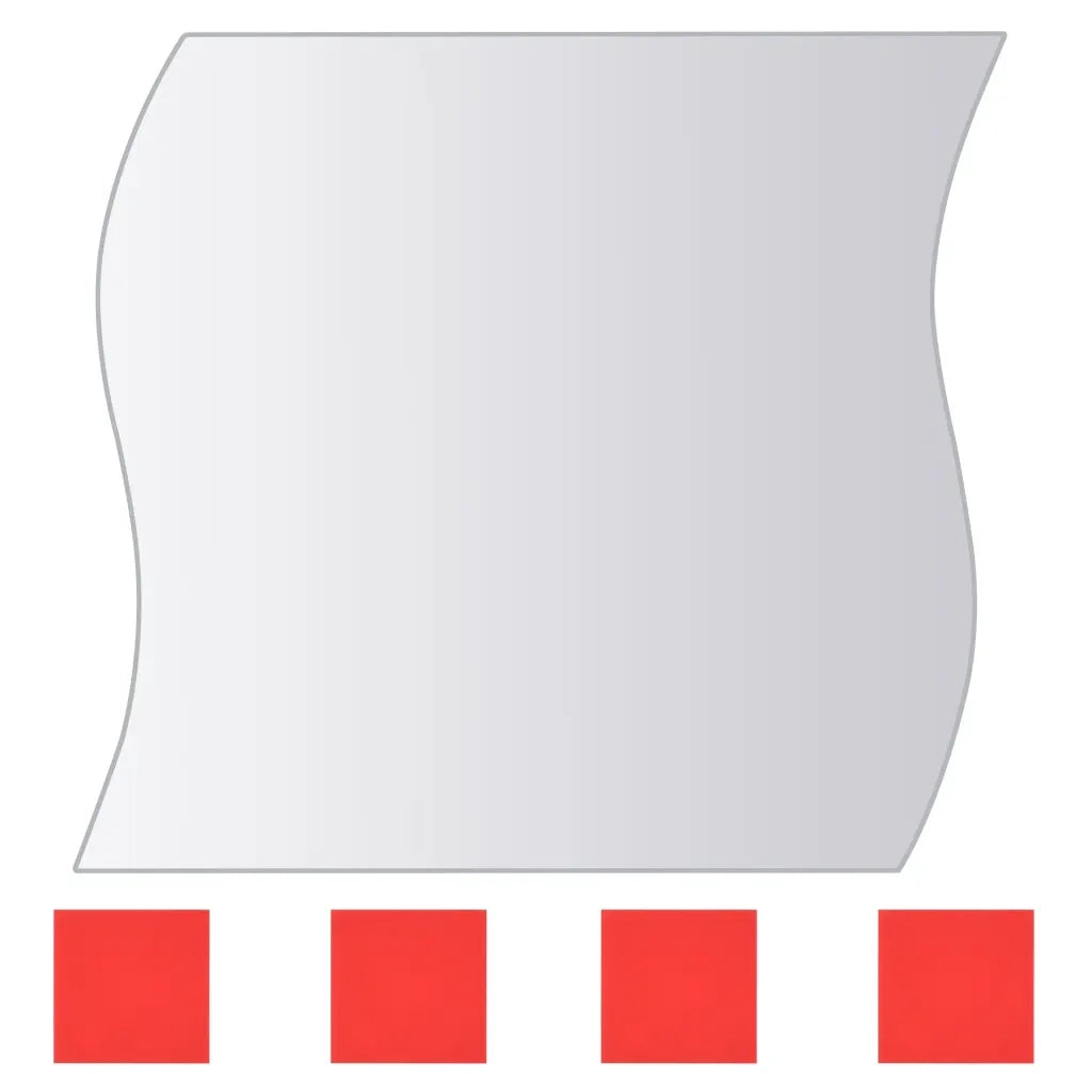 Piastrelle a Specchio 16 pz Multiforma in Vetro 3051489