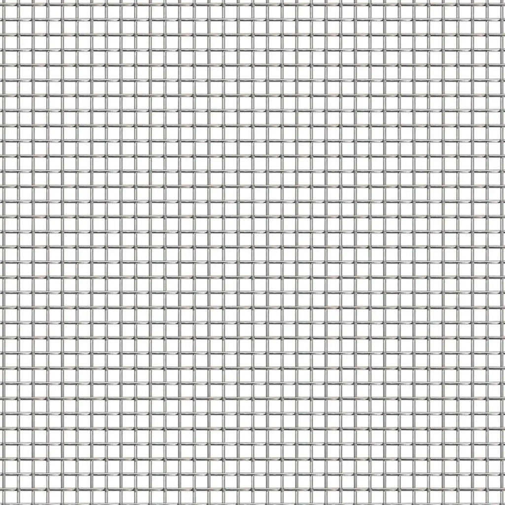 Rete per schermatura 120 x 1000 cm 20 Mesh Argento 42039543